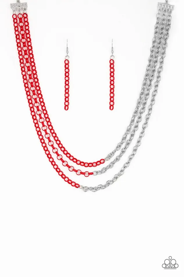Necklaces Paparazzi Jewelry Paparazzi Necklace Turn Up The Volume Red Necklaces Paparazzi Jewelry Paparazzi Necklace Turn Up The Volume Red