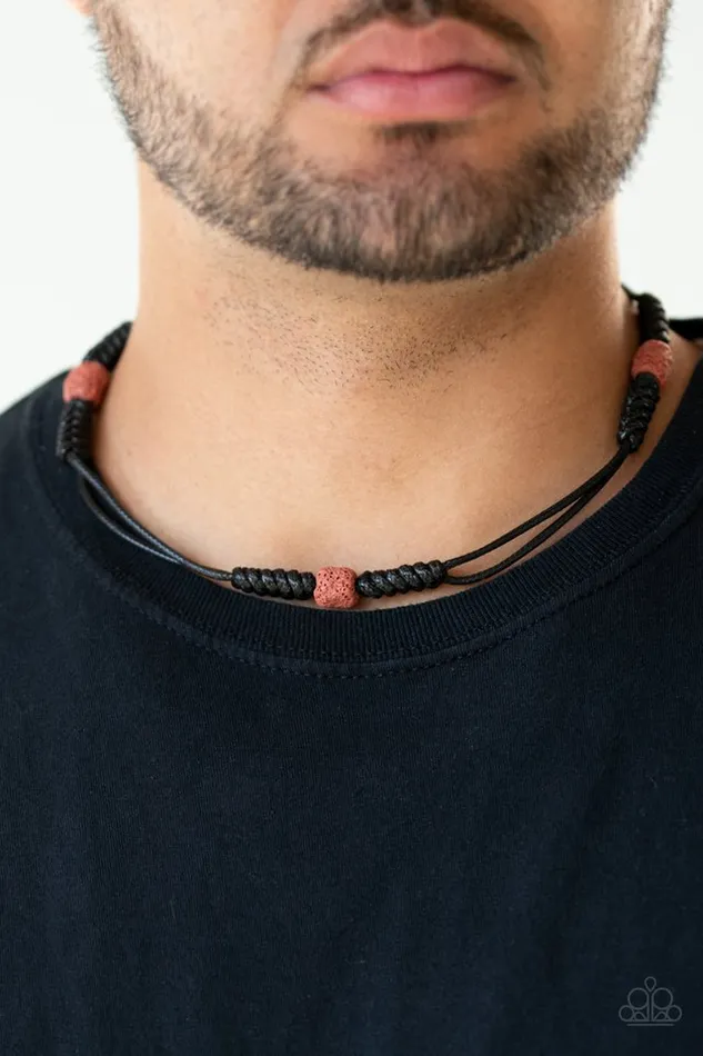 Necklaces Paparazzi Jewelry Paparazzi Necklace Volcanic Vagabond Red