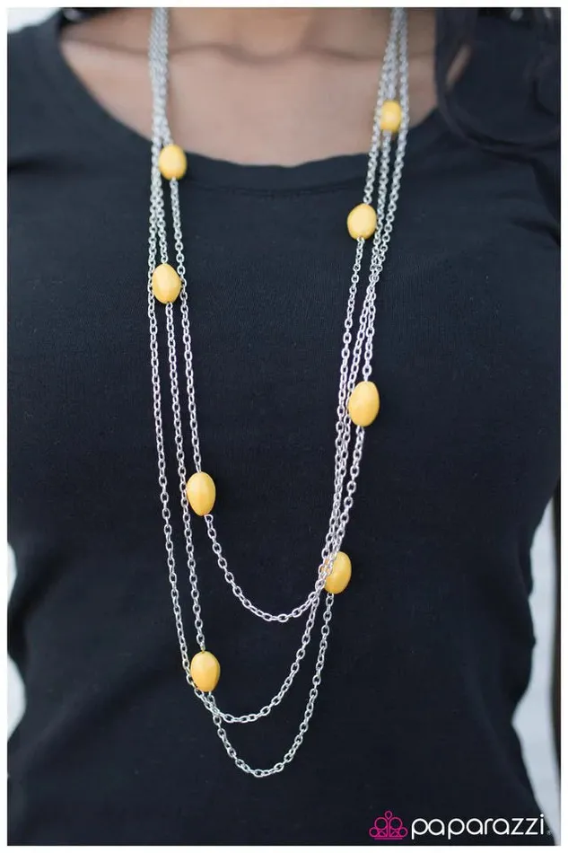 Necklaces Paparazzi Jewelry Paparazzi Necklace Voodoo Vixen Yellow