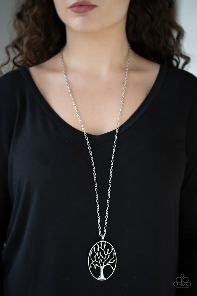 Necklaces Paparazzi Jewelry Paparazzi Necklace WellRooted Silver