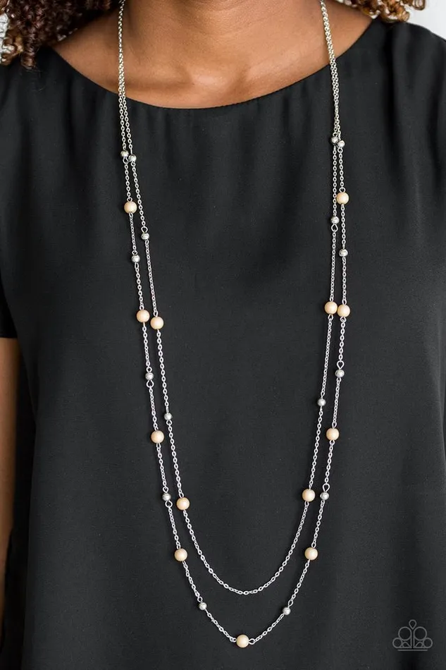 Necklaces Paparazzi Necklace Beach Party Pageant Brown Paparazzi Jewelry