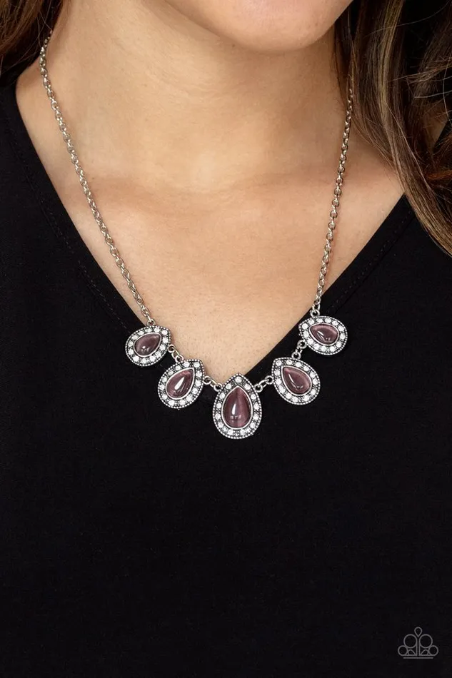 Necklaces Paparazzi Necklace Everlasting Enchantment Purple Paparazzi Jewelry