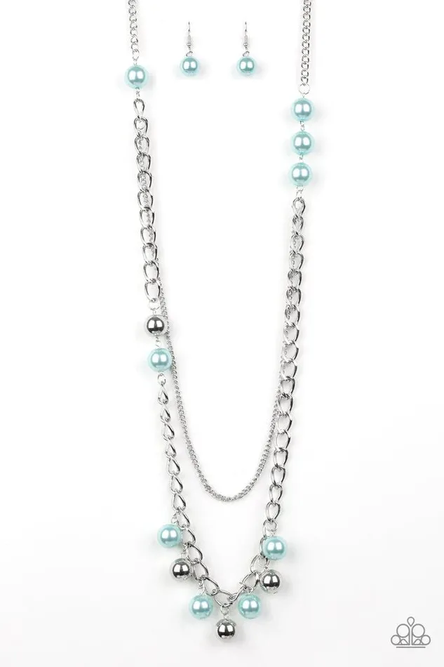 Necklaces Paparazzi Necklace Modern Musical Blue Paparazzi Jewelry