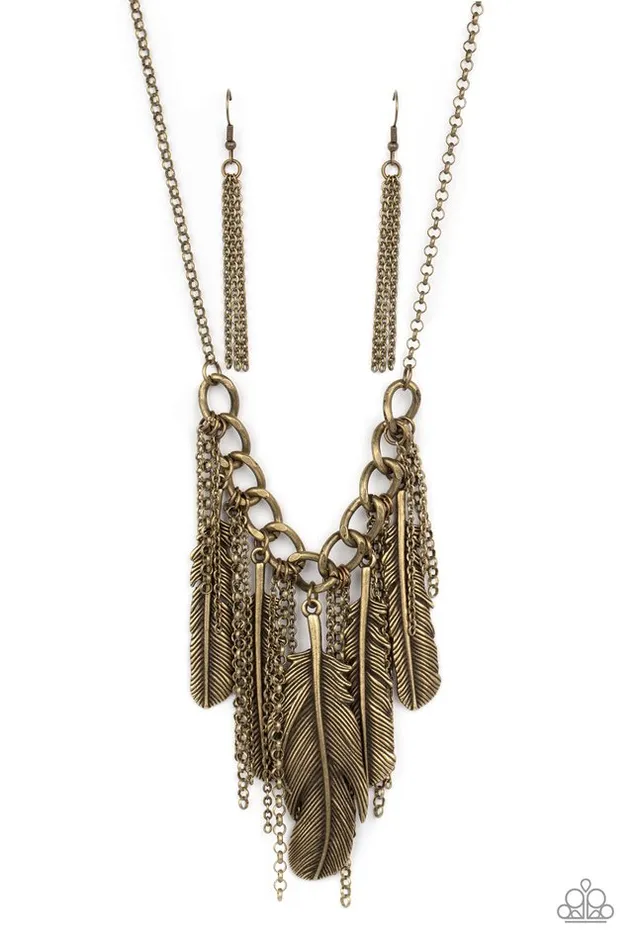 Necklaces Paparazzi Necklace NEST Friends Forever Brass Paparazzi Jewelry Necklaces Paparazzi Necklace NEST Friends Forever Brass Paparazzi Jewelry