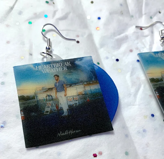 Niall Horan Heartbreak Weather Vinyl Album Handmade Earrings Sam Makes Things Earrings