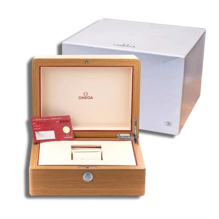 Omega Speedmaster 405mm Watch Ref 33212415111001 Red Dial Red Leather Bracelet Omega Bracelets