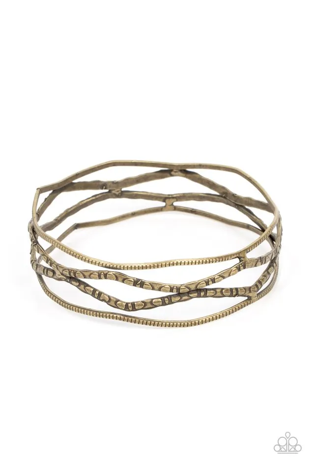 Paparazzi Bracelet A Narrow ESCAPADE Brass Paparazzi Jewelry Bracelets Paparazzi Bracelet A Narrow ESCAPADE Brass Paparazzi Jewelry Bracelets