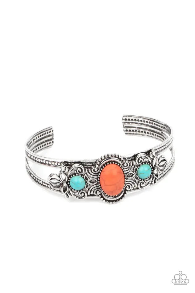 Paparazzi Bracelet Artisan Ancestry Orange Paparazzi Jewelry Bracelets