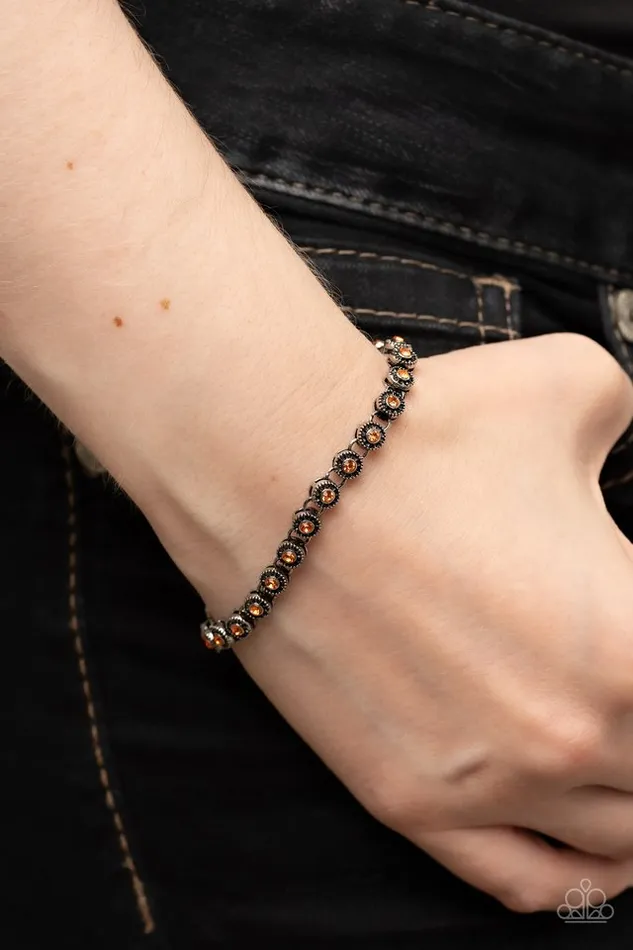 Paparazzi Bracelet Charm School Shimmer Orange Paparazzi Jewelry Bracelets