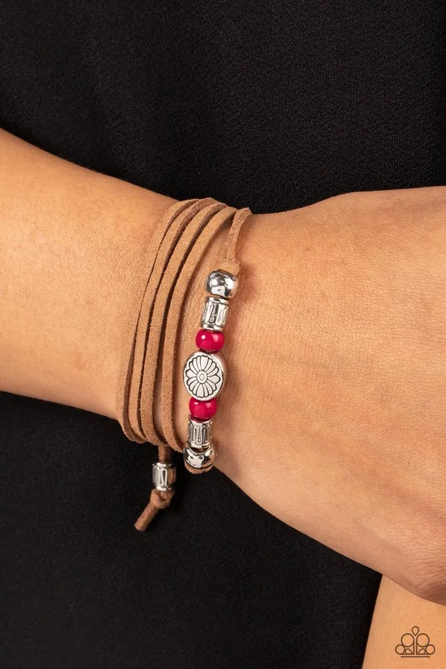 Paparazzi Bracelet Clear A Path Pink Paparazzi Jewelry Bracelets