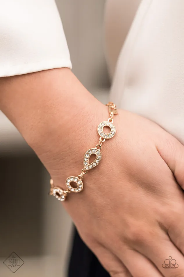 Paparazzi Bracelet Fashion Fix April 2021 Royally Refined Gold Paparazzi Jewelry Bracelets