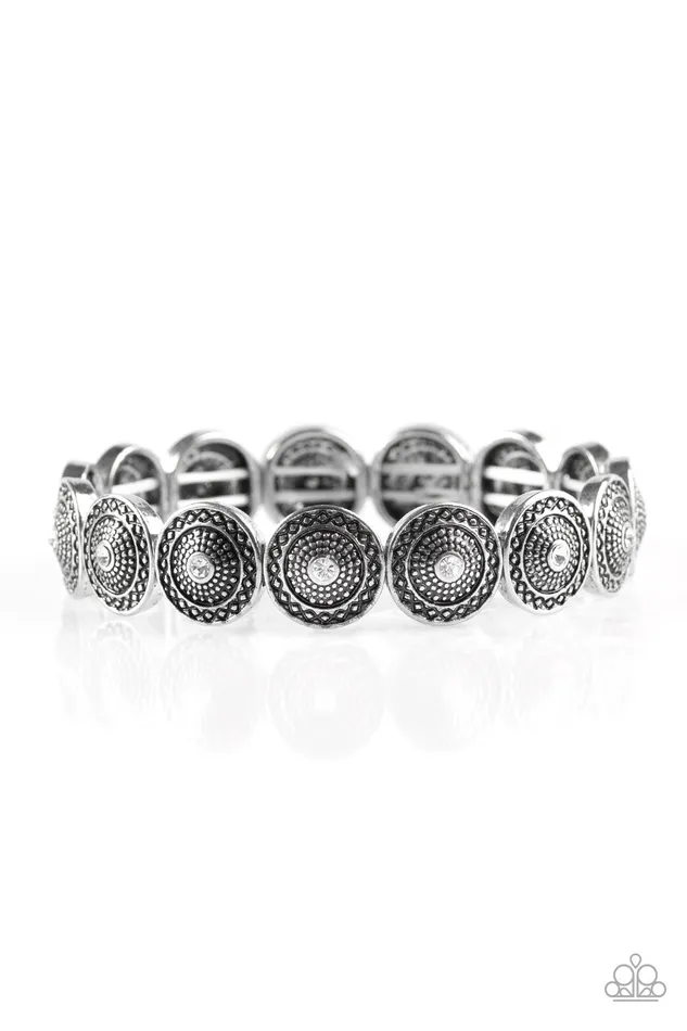 Paparazzi Bracelet Get Your Shine On White Paparazzi Jewelry Bracelets