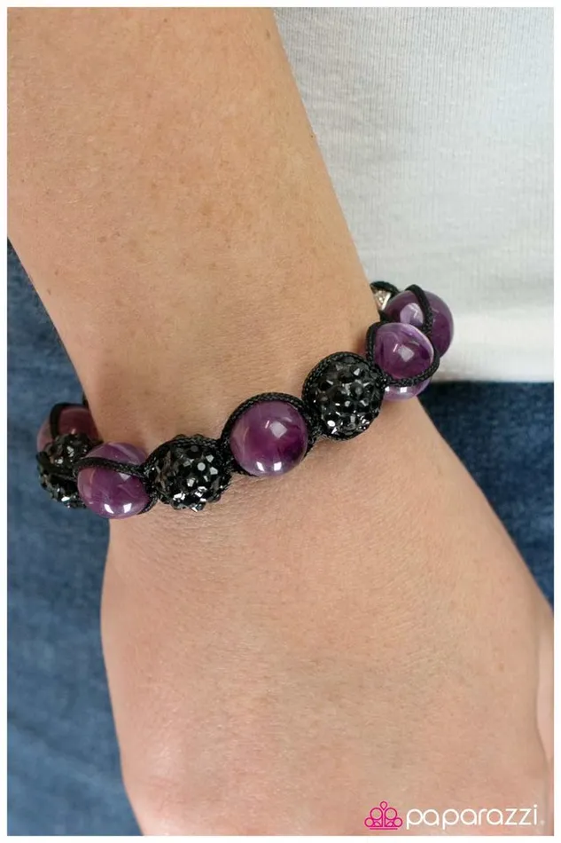 Paparazzi Bracelet Lookin Sharp Purple Paparazzi Jewelry Bracelets