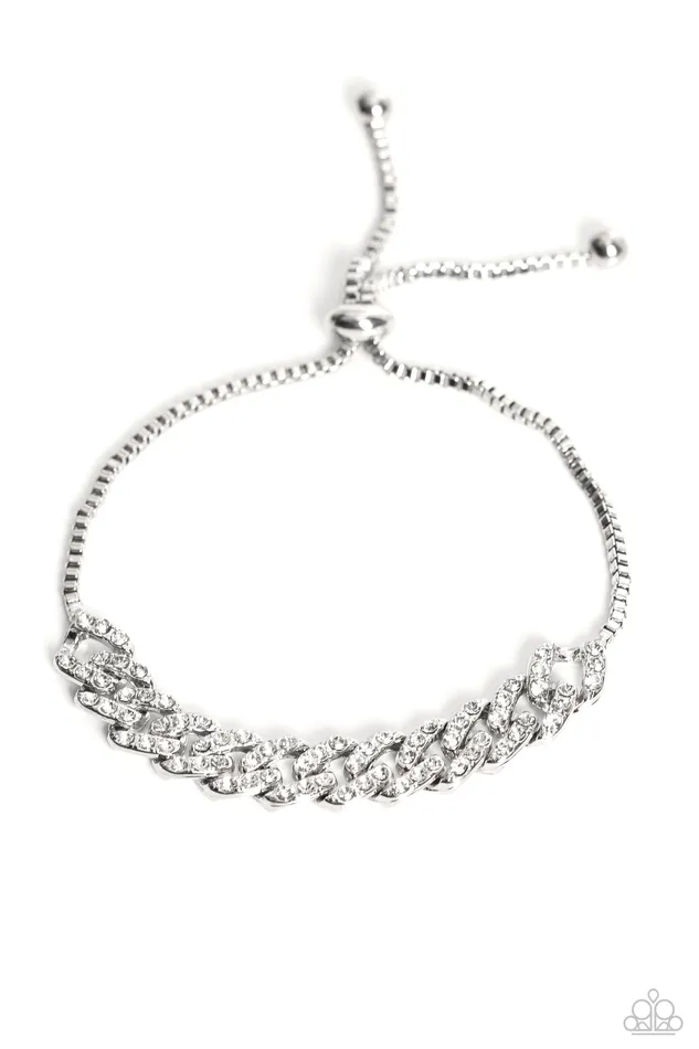 Paparazzi Bracelet Mecca Metro White Paparazzi Accessories Bracelets