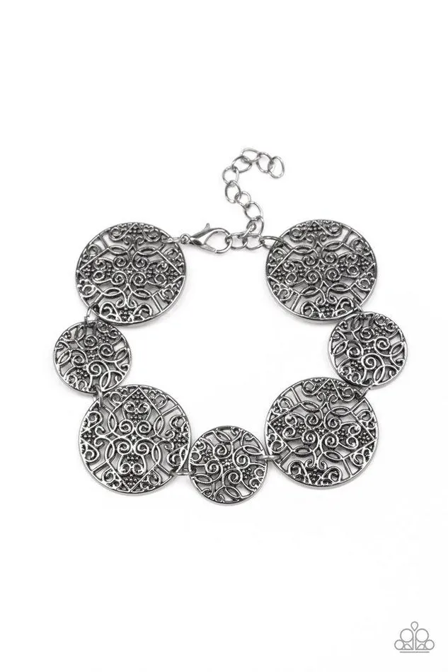 Paparazzi Bracelet Modestly Malibu Black Paparazzi Jewelry Bracelets
