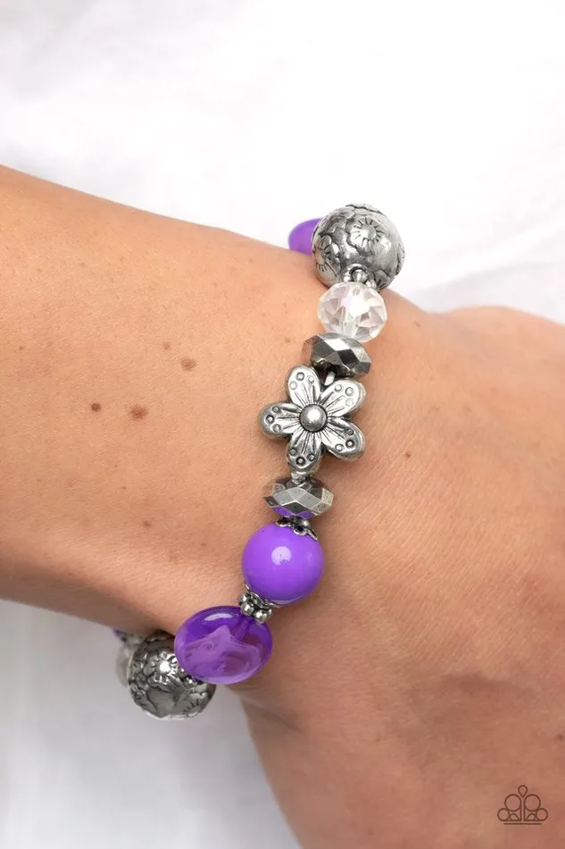 Paparazzi Bracelet Pretty Persuasion Purple Paparazzi Jewelry Bracelets