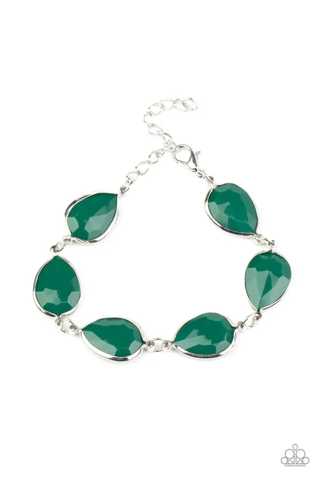 Paparazzi Bracelet REIGNy Days Green Paparazzi Jewelry Bracelets Paparazzi Bracelet REIGNy Days Green Paparazzi Jewelry Bracelets