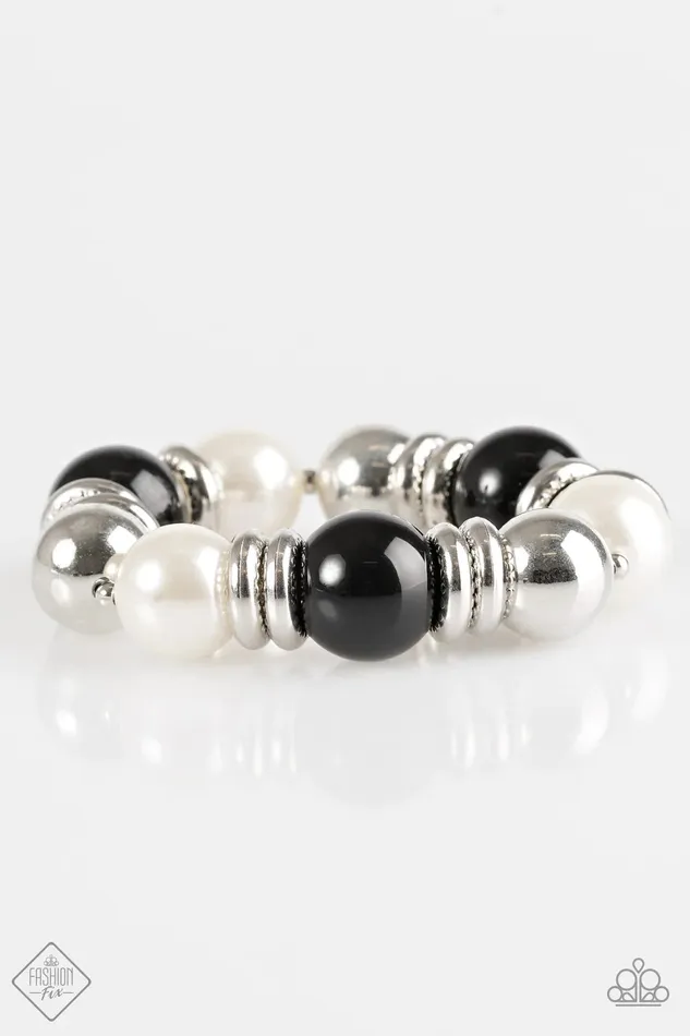 Paparazzi Bracelet Rockin Rockefeller White Paparazzi Jewelry Bracelets