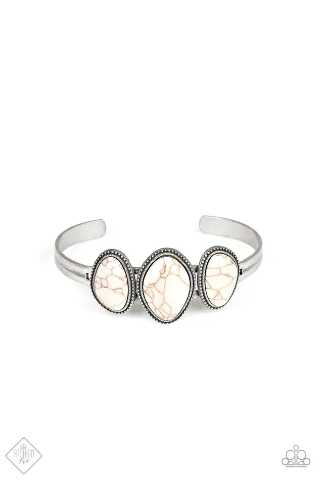 Paparazzi Bracelet Stone Shrine White Paparazzi Jewelry Bracelets