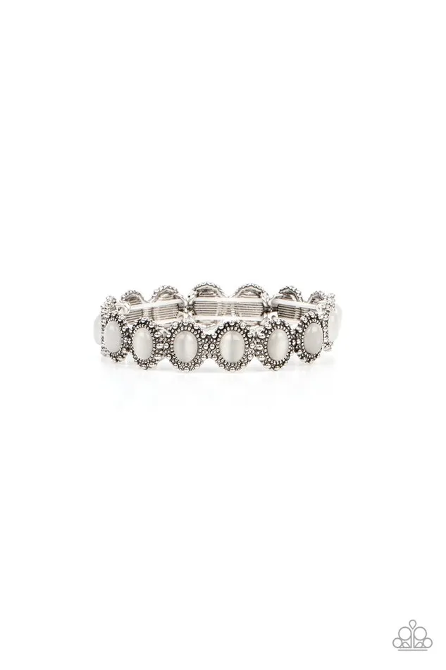 Paparazzi Bracelet Sweet Oblivion White Paparazzi Jewelry Bracelets Paparazzi Bracelet Sweet Oblivion White Paparazzi Jewelry Bracelets