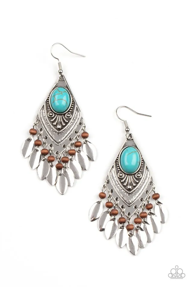 Paparazzi Earring Earthy Etiquette Blue Paparazzi Jewelry Earrings Paparazzi Earring Earthy Etiquette Blue Paparazzi Jewelry Earrings