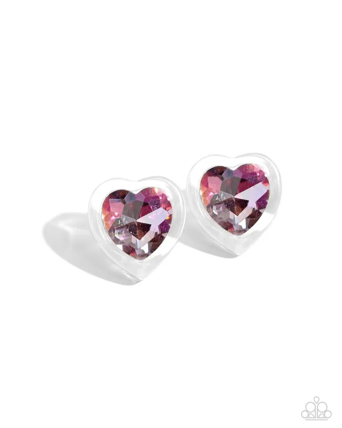 Paparazzi Earring HeartPounding Haute Pink Paparazzi Jewelry Earrings Paparazzi Earring HeartPounding Haute Pink Paparazzi Jewelry Earrings