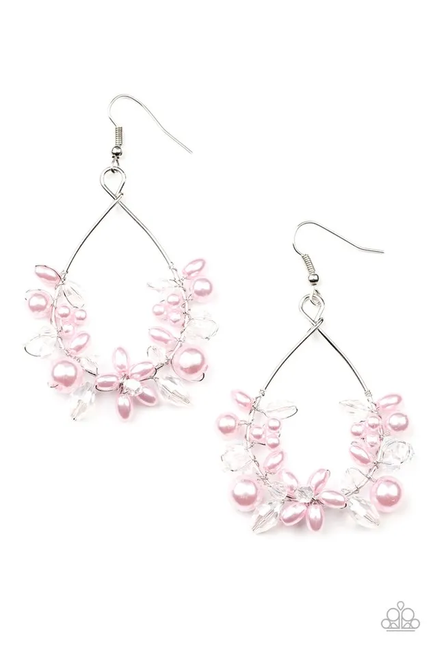 Paparazzi Earring Marina Banquet Pink Paparazzi Jewelry Earrings Paparazzi Earring Marina Banquet Pink Paparazzi Jewelry Earrings