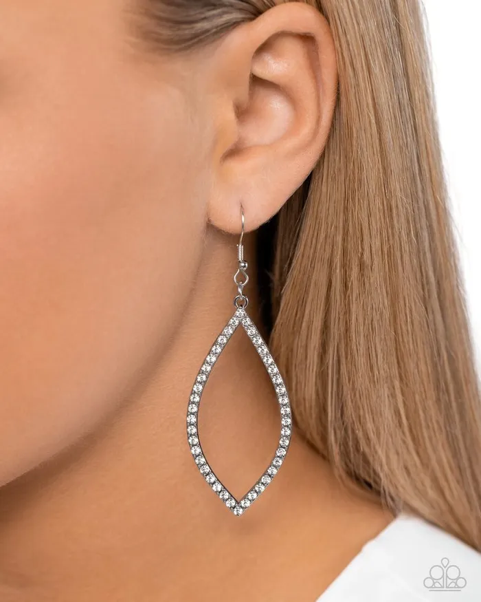 Paparazzi Earring Prosperous Prospects White Paparazzi Jewelry Earrings