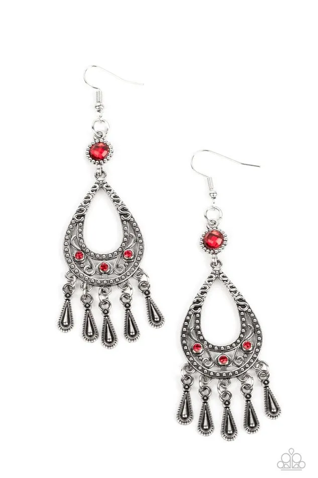 Paparazzi Earring Viva la DIVA Red Paparazzi Jewelry Earrings Paparazzi Earring Viva la DIVA Red Paparazzi Jewelry Earrings