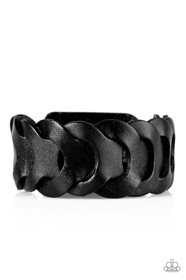 Paparazzi Jewelry Bracelets Paparazzi Bracelet Boys Round Here Black