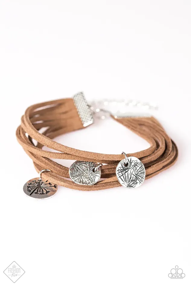 Paparazzi Jewelry Bracelets Paparazzi Bracelet Dandelion Dreams Brown