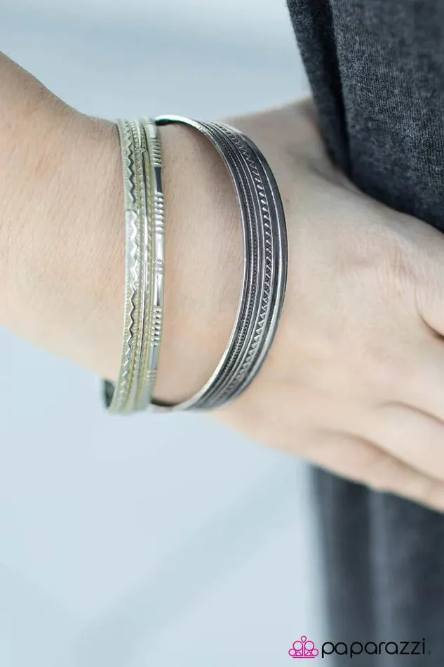 Paparazzi Jewelry Bracelets Paparazzi Bracelet Desert Cobra Green