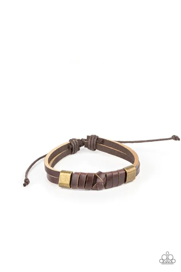 Paparazzi Jewelry Bracelets Paparazzi Bracelet Drifter Decor Brown Paparazzi Jewelry Bracelets Paparazzi Bracelet Drifter Decor Brown