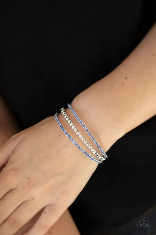 Paparazzi Jewelry Bracelets Paparazzi Bracelet HighEnd Eye Candy Blue
