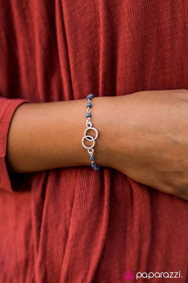 Paparazzi Jewelry Bracelets Paparazzi Bracelet Join The Club Blue