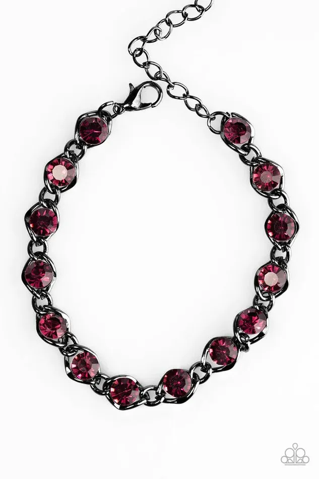 Paparazzi Jewelry Bracelets Paparazzi Bracelet Last GLAM Standing Purple