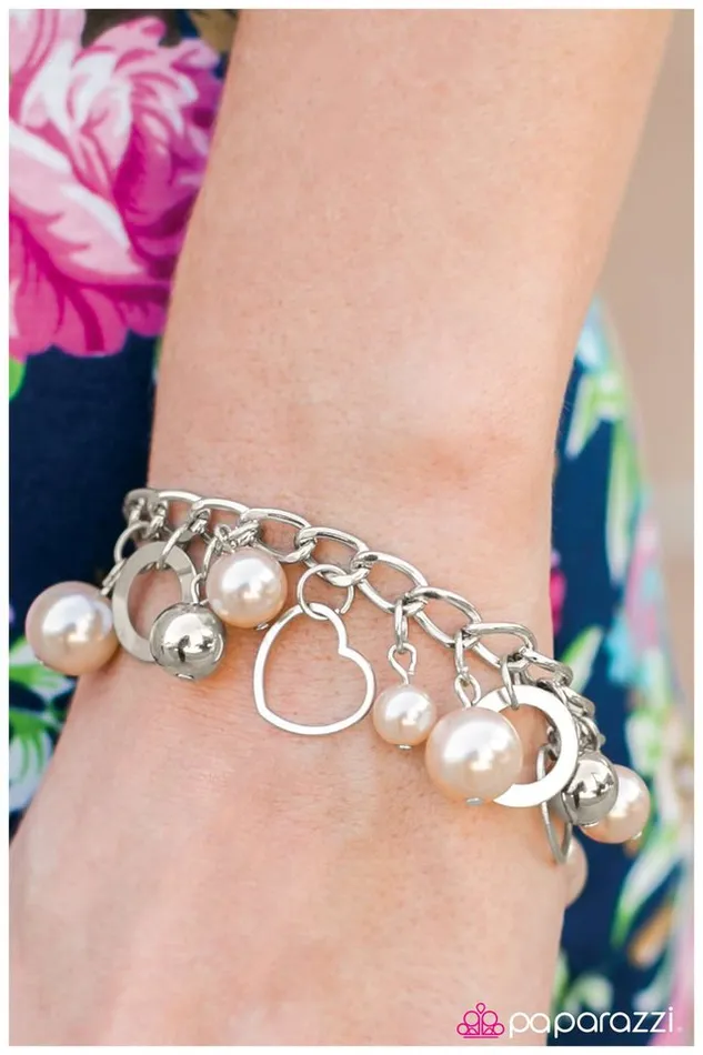 Paparazzi Jewelry Bracelets Paparazzi Bracelet Listen To Your Heart Brown