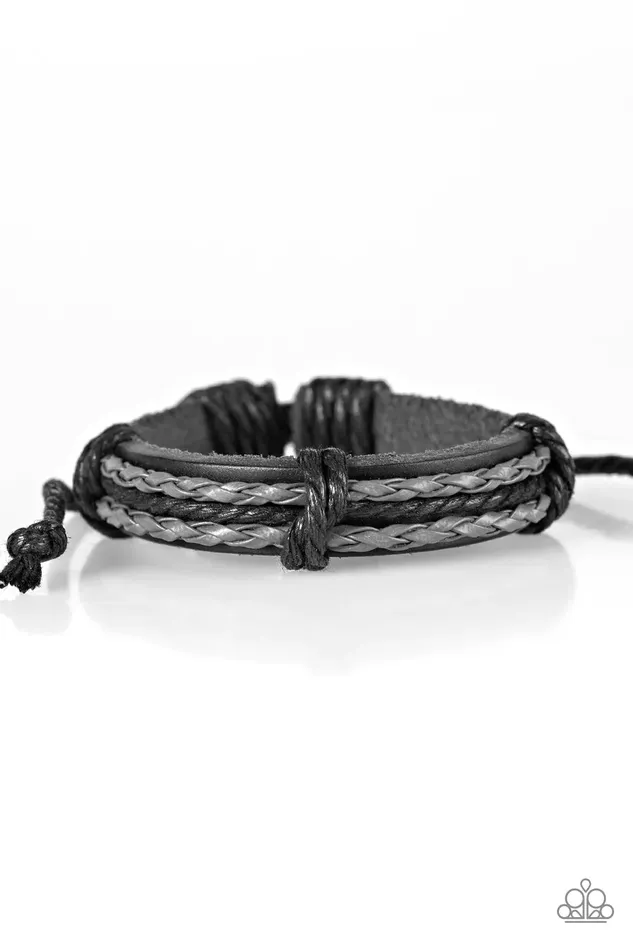 Paparazzi Jewelry Bracelets Paparazzi Bracelet No Way Back Black