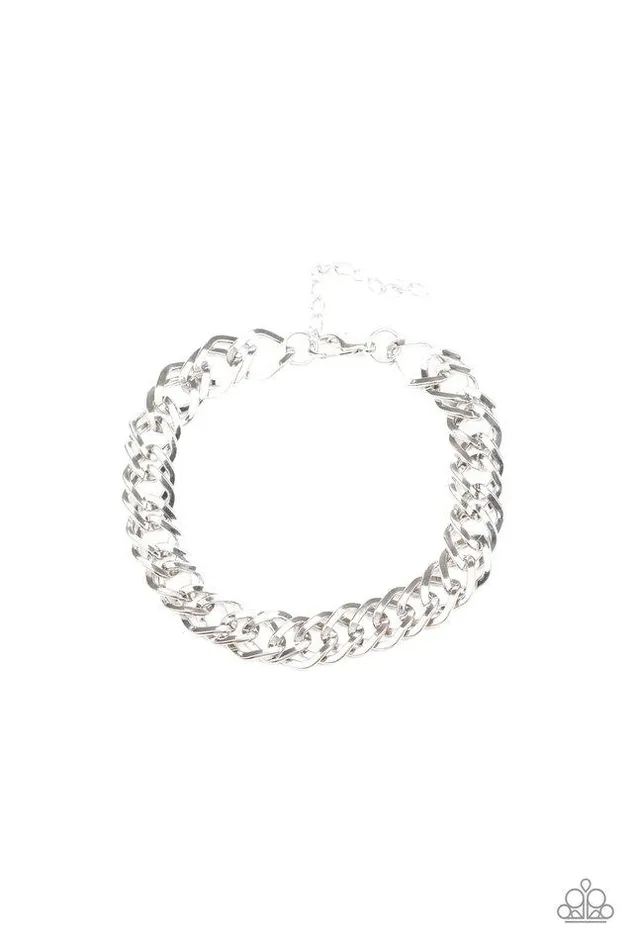 Paparazzi Jewelry Bracelets Paparazzi Bracelet On The Ropes Silver