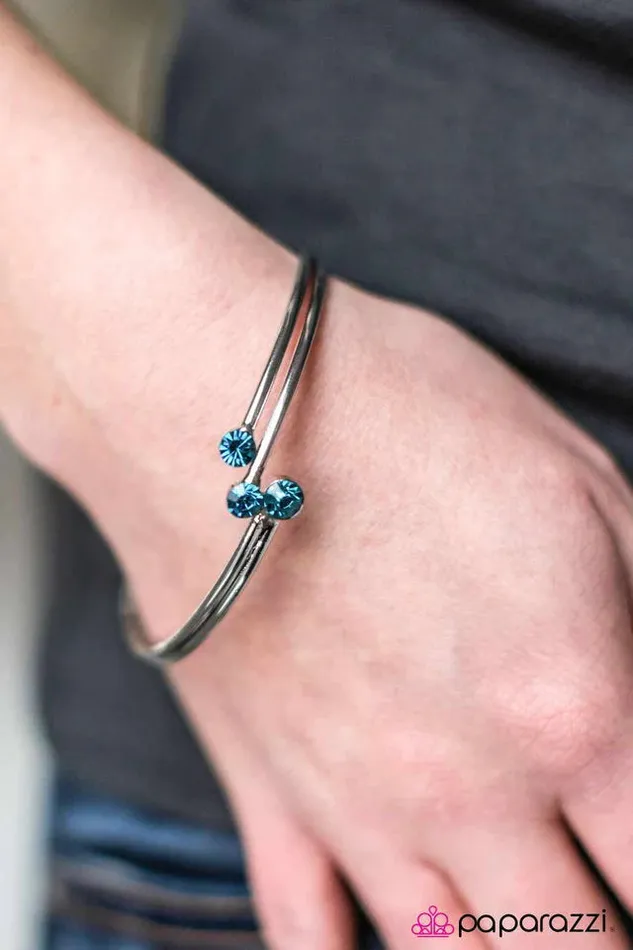 Paparazzi Jewelry Bracelets Paparazzi Bracelet Starlight Sparkle Blue