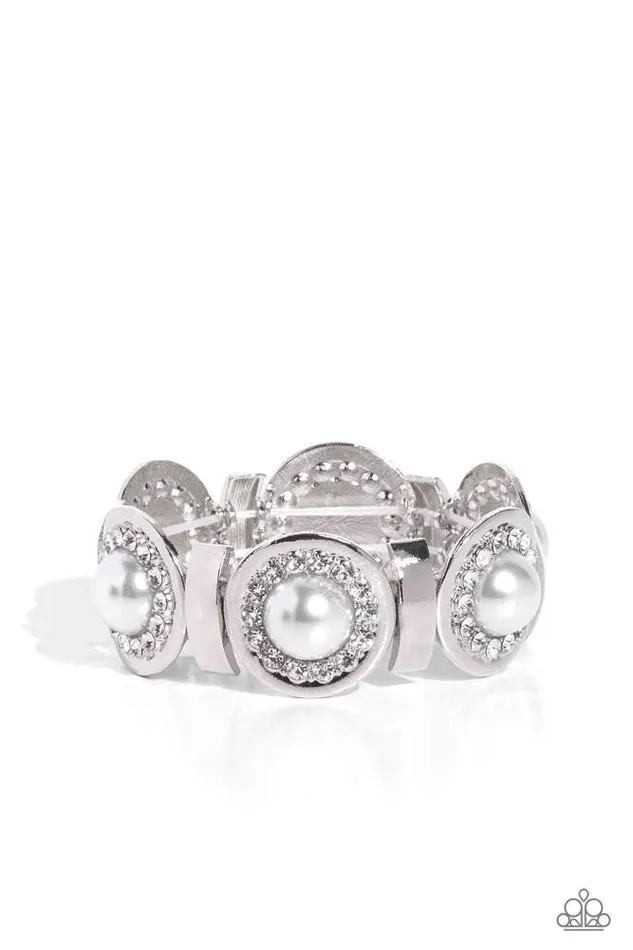 Paparazzi Jewelry Bracelets Paparazzi Bracelet Summer Serenade White Paparazzi Jewelry Bracelets Paparazzi Bracelet Summer Serenade White