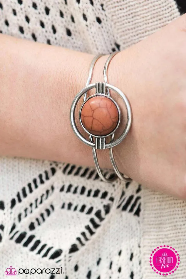 Paparazzi Jewelry Bracelets Paparazzi Bracelet Sunset Serenade Brown
