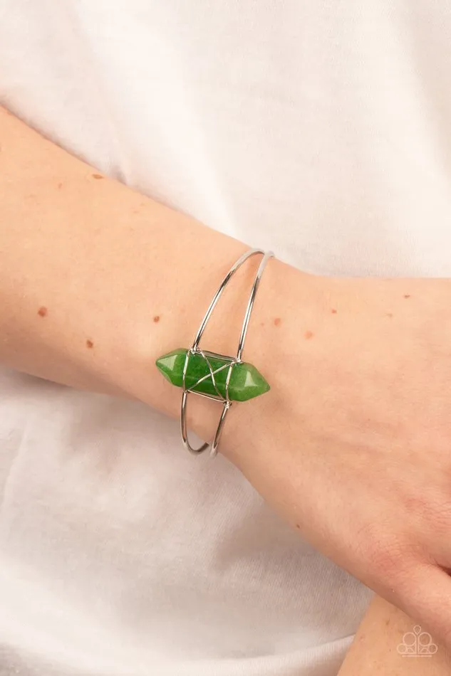 Paparazzi Jewelry Bracelets Paparazzi Bracelet Terra Transcendence Green