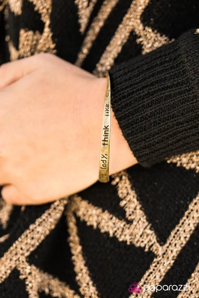 Paparazzi Jewelry Bracelets Paparazzi Bracelet Think Like A Boss Brass