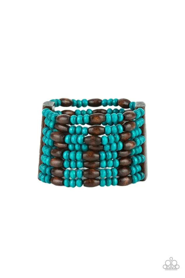 Paparazzi Jewelry Bracelets Paparazzi Bracelet Tropical Nirvana Blue Paparazzi Jewelry Bracelets Paparazzi Bracelet Tropical Nirvana Blue