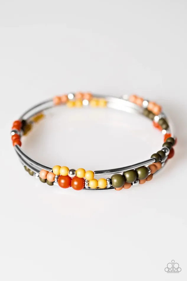Paparazzi Jewelry Bracelets Paparazzi Bracelet Twisting Tranquility Multi