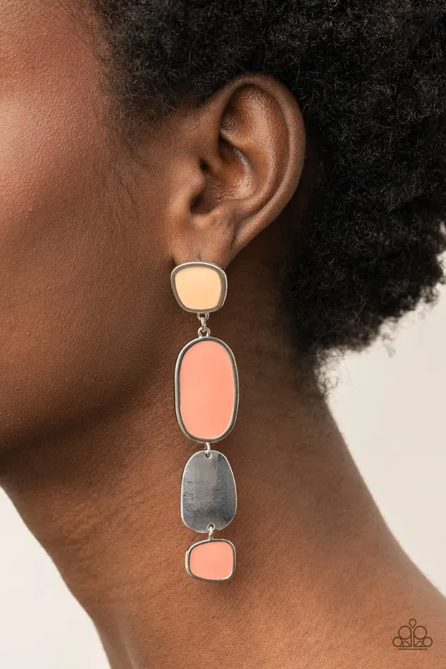Paparazzi Jewelry Earrings Paparazzi Earring All Out Allure Orange