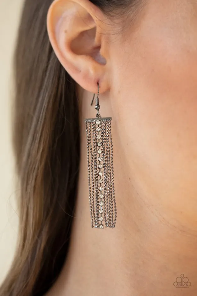 Paparazzi Jewelry Earrings Paparazzi Earring Another Day Another DRAMA Black