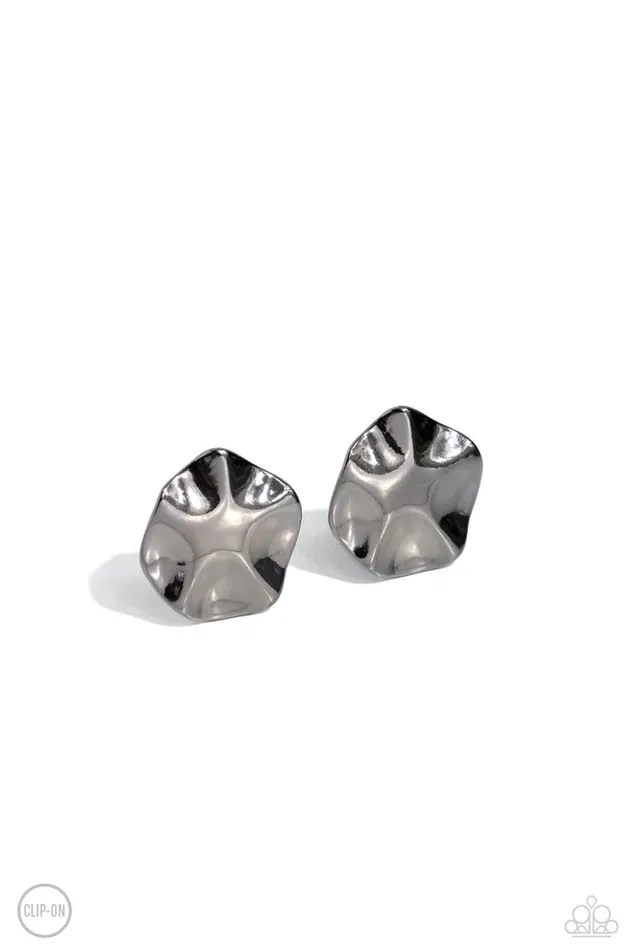 Paparazzi Jewelry Earrings Paparazzi Earring Destination Unknown Black Paparazzi Jewelry Earrings Paparazzi Earring Destination Unknown Black