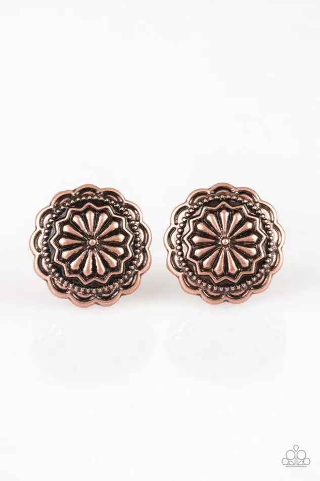 Paparazzi Jewelry Earrings Paparazzi Earring Durango Desert Copper